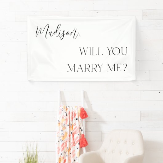 Romantische aangepaste voorstel banner (Insitu)