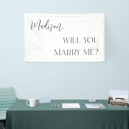 Romantische aangepaste voorstel banner (Beurs)