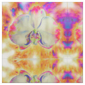 Romantische abstracte orchidee waterverf schilderi stof (Close Up)