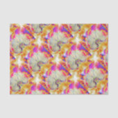 Romantische abstracte orchidee waterverf schilderi tissuepapier (Voorkant)