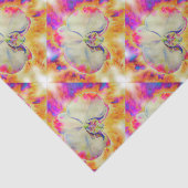 Romantische abstracte orchidee waterverf schilderi tissuepapier (Detail)