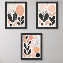 Romantische Abstracte Waterverf Japandi