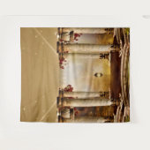 Romantische achtergrond wandkleed (Voorkant (horizontaal))