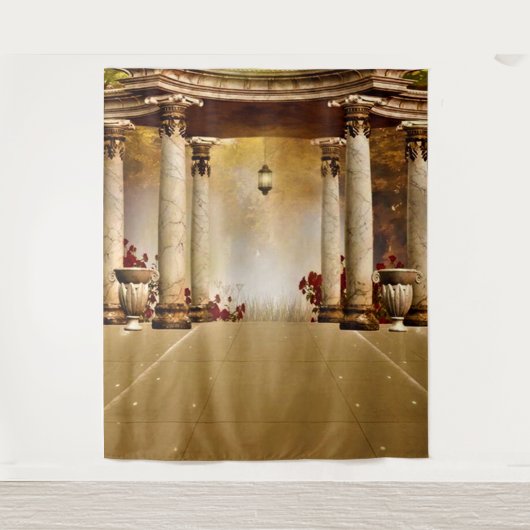 Romantische achtergrond wandkleed (Voorkant)