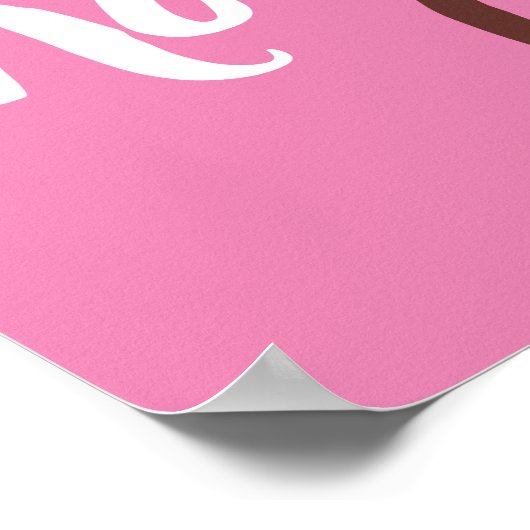 -Romantische affeïne Poster (Hoek)