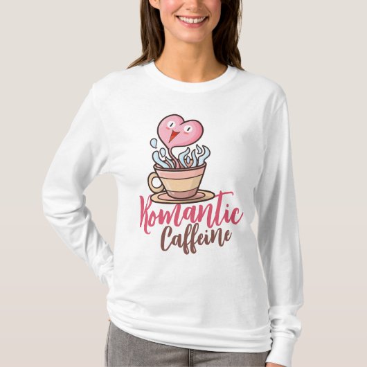 -Romantische affeïne T-shirt (Voorkant)