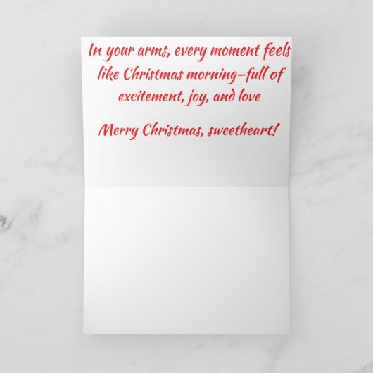 Romantische Afro-Amerikaanse Kaart (Binnen)