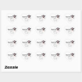 Romantische afstudeersticker - Zwarte pet Hart Sticker (Vel)