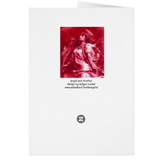 ROMANTISCHE ANGEL, FEATHER PINK FUCHSIA kerst (Achterkant)