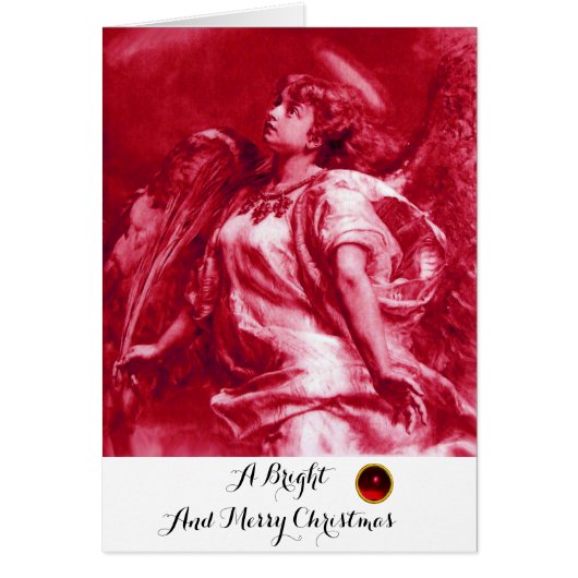 ROMANTISCHE ANGEL, FEATHER PINK FUCHSIA kerst (Voorkant)