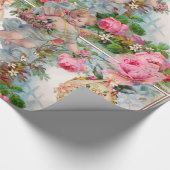 ROMANTISCHE ANGEL-SPEELROSEN, EENVOUDIGE EIEREN CADEAUPAPIER (Hoek)