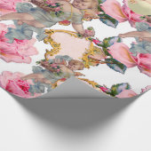 ROMANTISCHE ANGEL-SPEELROSEN, EENVOUDIGE EIEREN CADEAUPAPIER (Hoek)