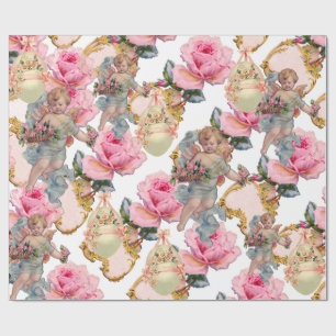 ROMANTISCHE ANGEL-SPEELROSEN, EENVOUDIGE EIEREN CADEAUPAPIER