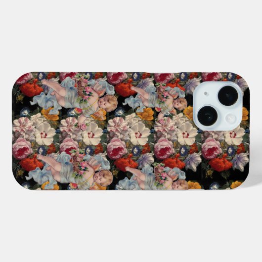 ROMANTISCHE ANGEL-SPEELROSSEN EN -STROMEN Case-Mate iPhone CASE (Achterkant (horizontaal))