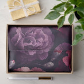 Romantische anjers roze en Paarse decoupage Tissuepapier (Geschenk)