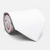 Romantische Aquarel Bruidsboeket Stropdas (Opgerold)
