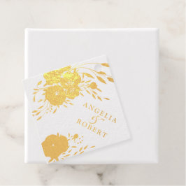 Romantische Aquarel Roze Blush Gouden Rozen Echt Bedankjes Labels