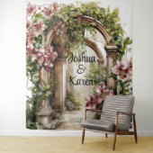  Romantische Archway Wedding Achtergrond Wandkleed (In situ)