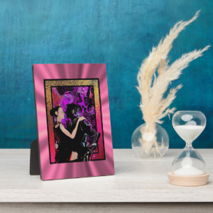 Romantische Art Deco-stijl dansers Fotoplaat