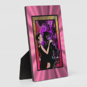 Romantische Art Deco-stijl dansers Fotoplaat (Zijkant)