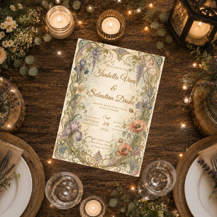 Romantische Art Nouveau Botanische Elegantie Bruil Kaart