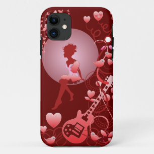 Romantische artistieke vector iPhone 5 hoesje met