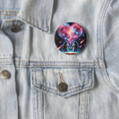 Romantische Astronaut Pin Button (In situ)