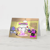 Romantische avond feestdagen kaart (Voorkant)