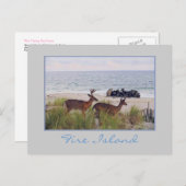 'Romantische avondwandeling langs het strand' Brie Briefkaart (Voorkant / Achterkant)