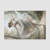 Romantische Ballerina Dance Forest Decoupage Tissuepapier (Voorkant)