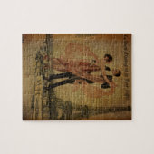 romantische ballroomdanseres van het Parijse bruil Legpuzzel (Horizontaal)