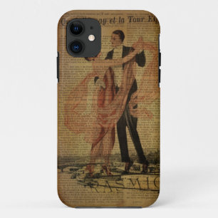 romantische ballroomdansers uit Parijs Case-Mate iPhone Case