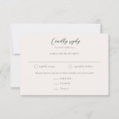 Romantische Barok Bloemen Schilderij Bruiloft RSVP Kaartje (Voorkant)