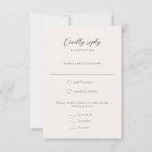 Romantische Barok Bloemen Schilderij Bruiloft RSVP Kaartje (Voorkant)