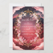 Romantische barokke thema mysticus Save the Date Kaart (Voorkant)