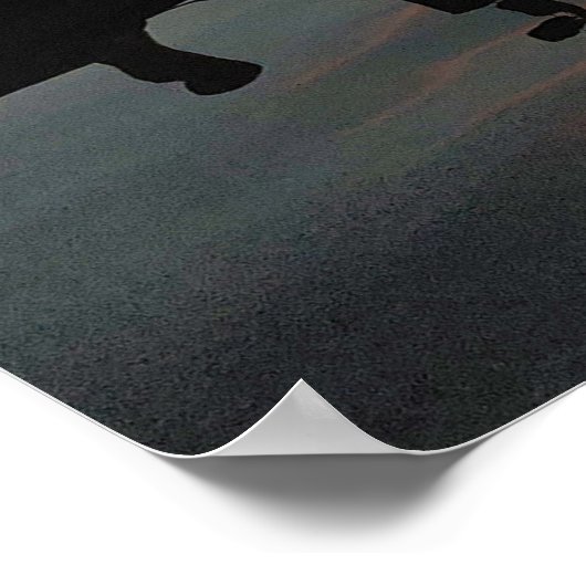 Romantische Bay Sunset Poster (Hoek)