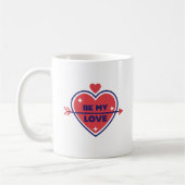 Romantische 'Be My Love' koffie Koffiemok (Links)
