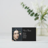 ROMANTISCHE BEAUTY, Salon Spa, Makeup Artist Visitekaartje (Staand voorkant)