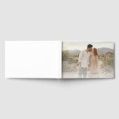 Romantische Beige Woestijn Foto Gastenboek (Volledig)