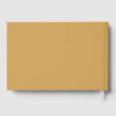 Romantische beige woestijnfoto gastenboek (Achterkant)