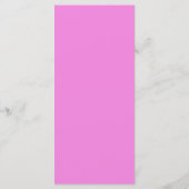 Romantische Belladonna Lelie Menu (Achterkant)