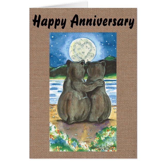 Romantische Beren die Moon Aangepast Jubileum beki (Voorkant)