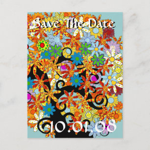 Romantische betoverde Bos Boom van Liefde Aankondigingskaart