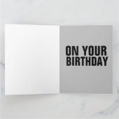 ROMANTISCHE BIG BIRTHDAAGKAARTEN KAART (Binnen)