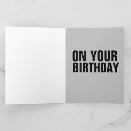 ROMANTISCHE  BIG BIRTHDAAGKAARTEN KAART (Binnen)