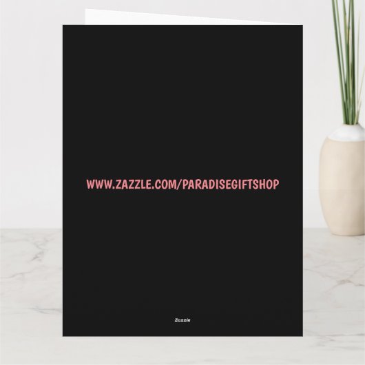 ROMANTISCHE  BIG BIRTHDAAGKAARTEN KAART (Achterkant)