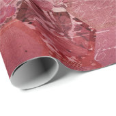 -Romantische bijen Floral-Bourgogne Cadeaupapier (Rol Hoek)