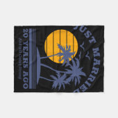 Romantische bijpassende koppels - 20e bruiloft Ann Fleece Deken (Voorkant (Horizontaal))