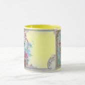 ROMANTISCHE, BLAUW GEEL ROZE BLOEMIGE ROZEN MET DU MOK (Midden)