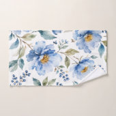 Romantische Blauwe Bloesems Bad Handdoek (Handdoek)